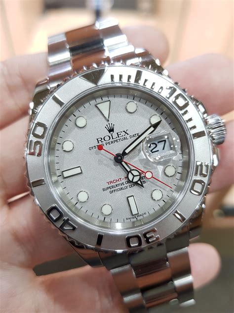 mens rolex platinum yachtmaster|Rolex yacht master platinum bezel price.